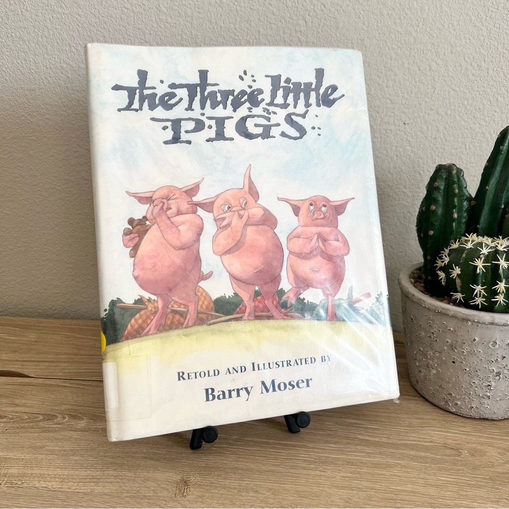 The Three Little‎ Pigs Barry Moser 1st Ed 2001 HC Vintage Kids Book